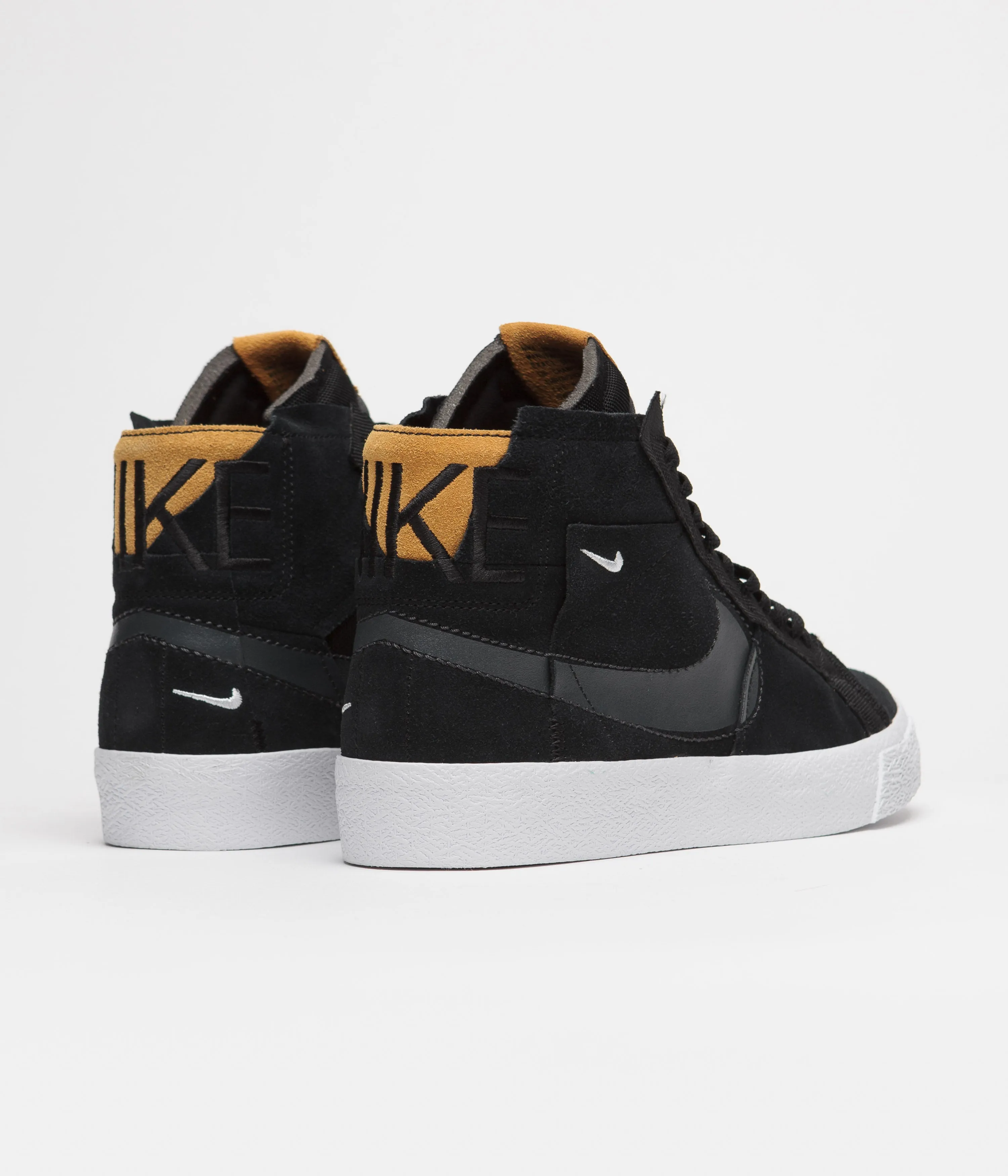 Nike SB Blazer Mid Premium Shoes - Black / Anthracite - Black - White