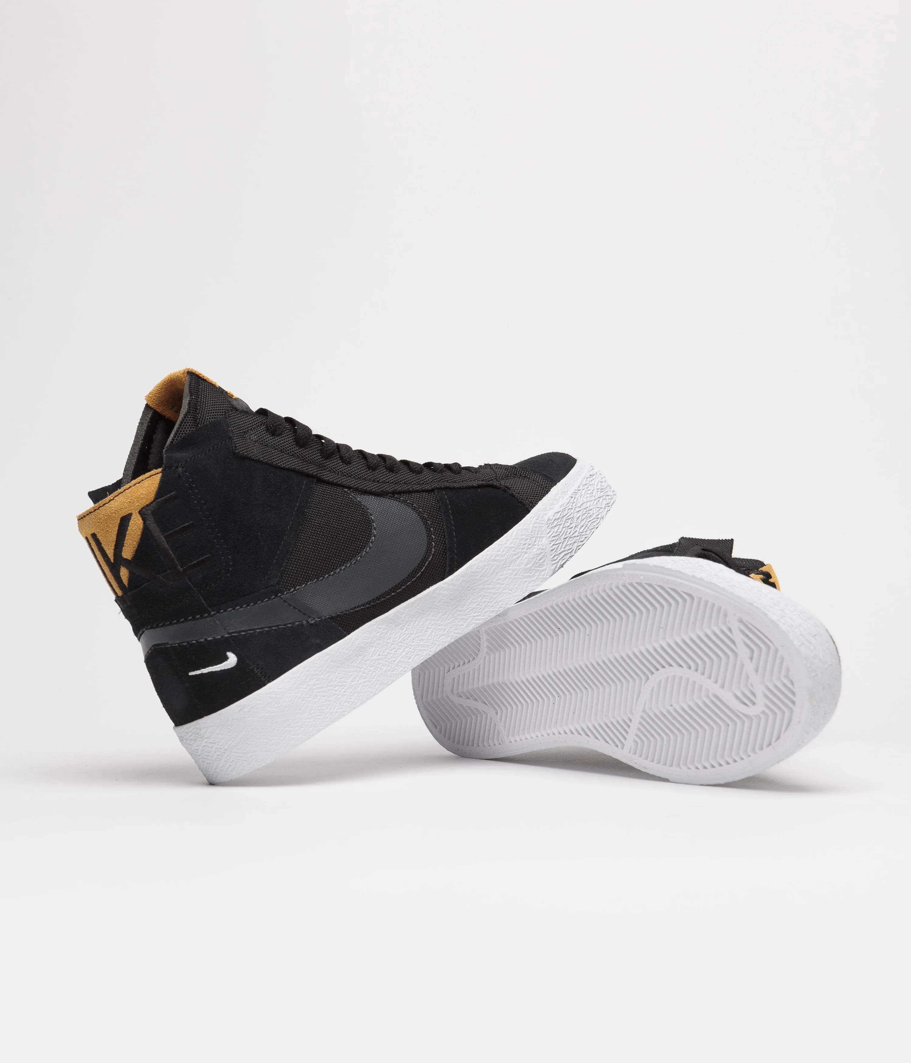 Nike SB Blazer Mid Premium Shoes - Black / Anthracite - Black - White