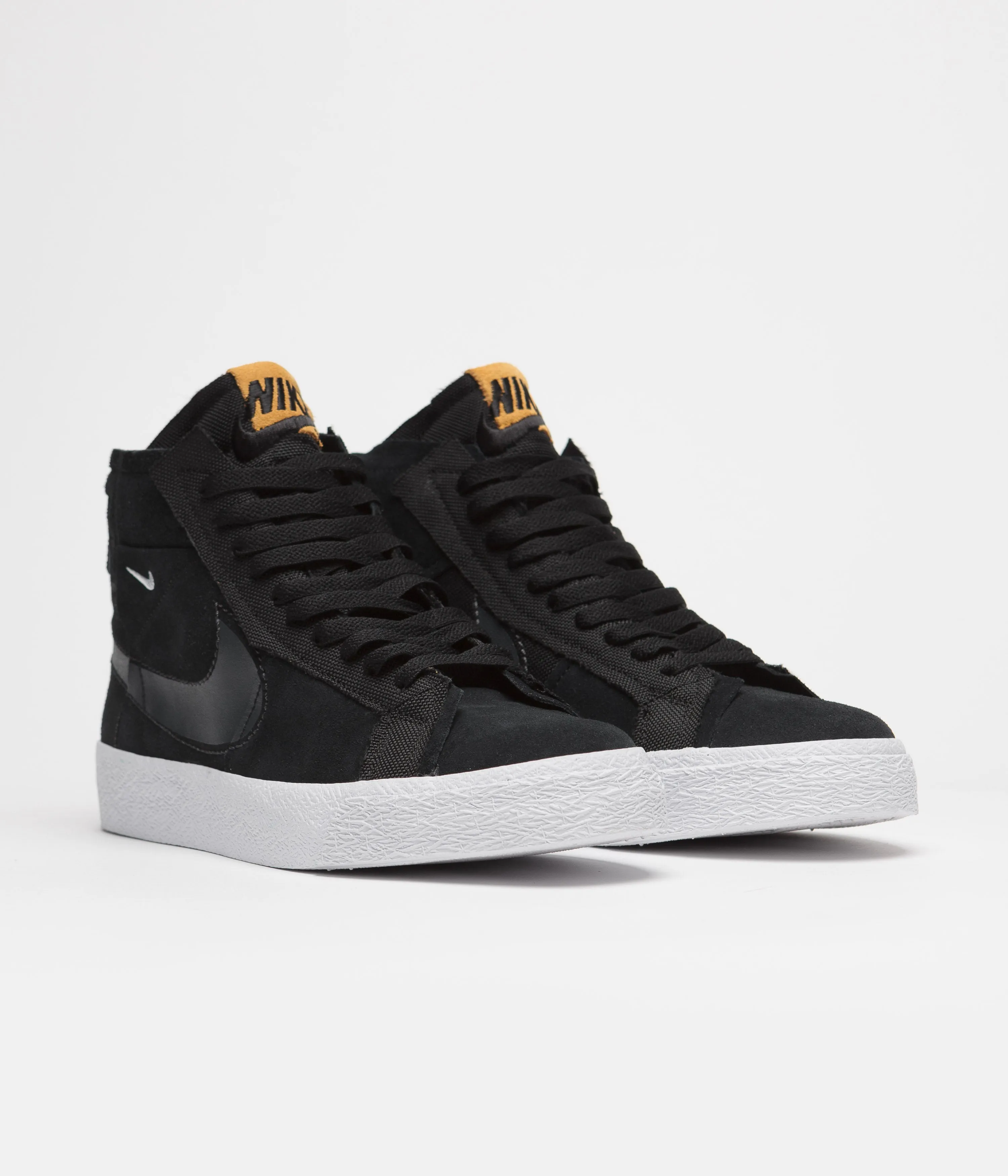 Nike SB Blazer Mid Premium Shoes - Black / Anthracite - Black - White