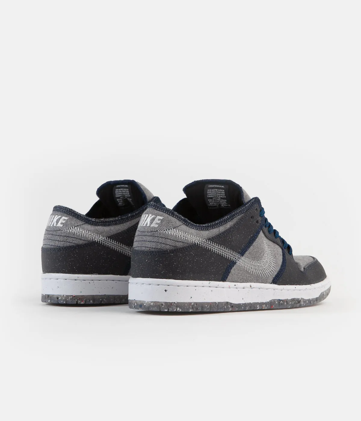 Nike SB Dunk Low Pro E Shoes - Dark Grey / White - Dark Grey - Electric Green