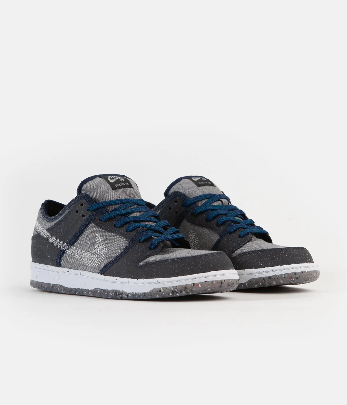 Nike SB Dunk Low Pro E Shoes - Dark Grey / White - Dark Grey - Electric Green