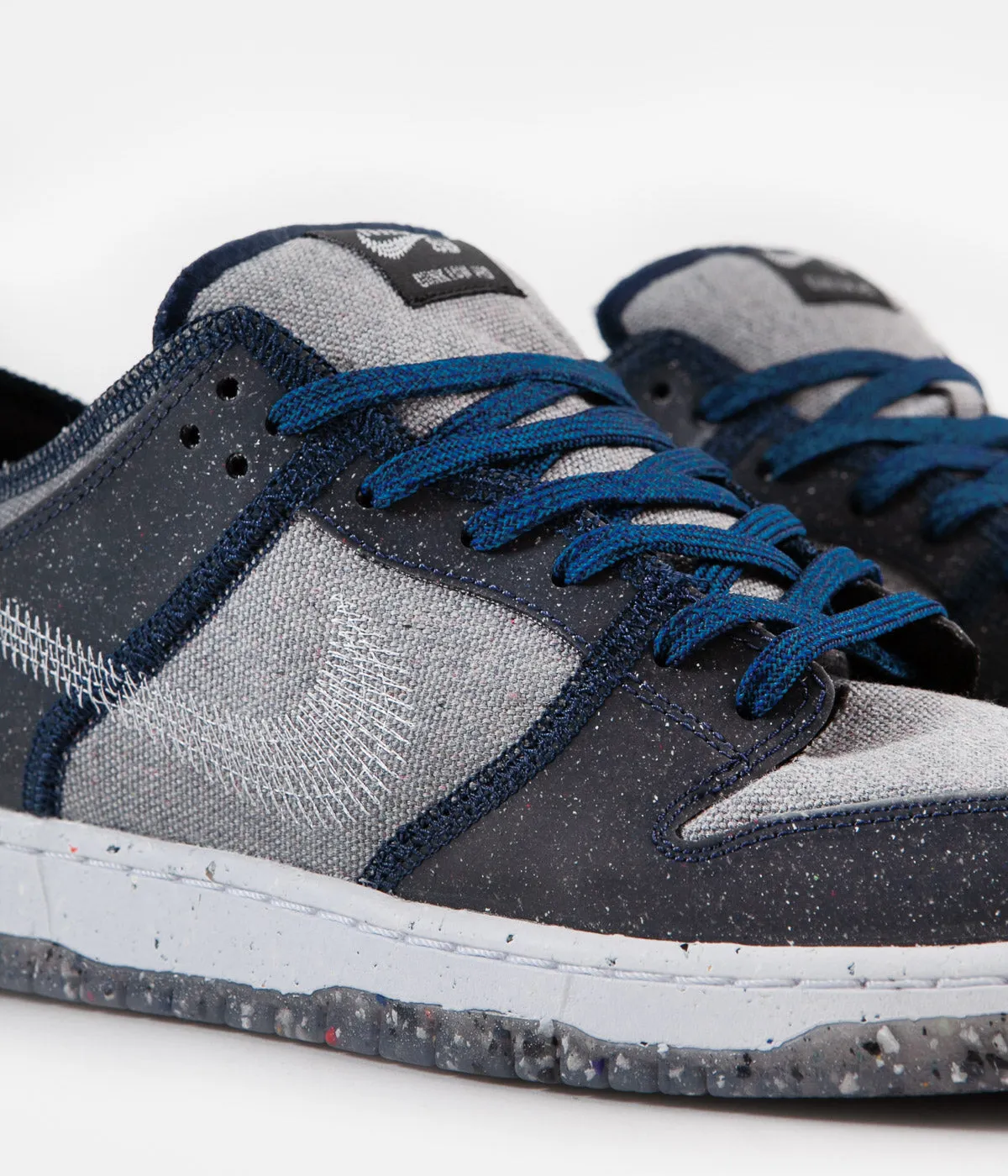 Nike SB Dunk Low Pro E Shoes - Dark Grey / White - Dark Grey - Electric Green