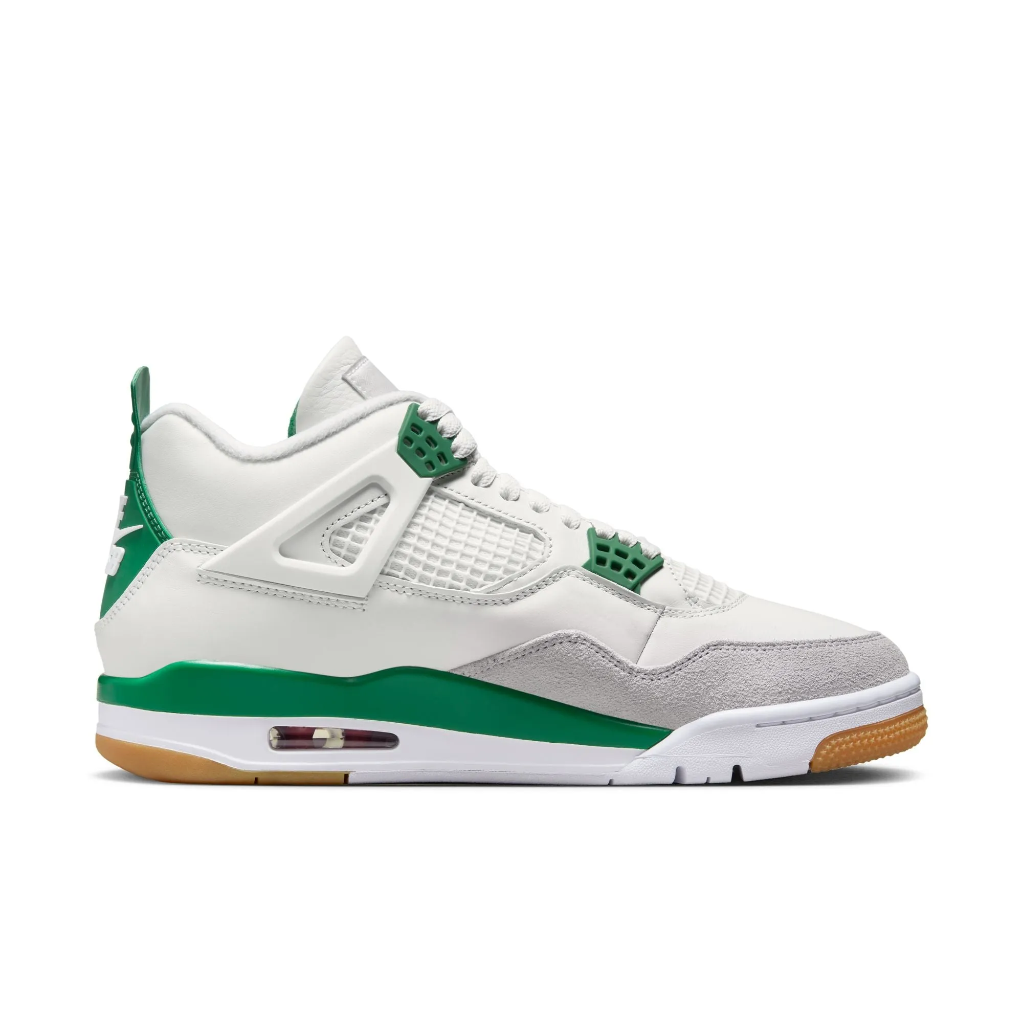 NIKE SB X AIR JORDAN 4 SAIL / WHITE / PINE GREEN / NEUTRAL GREY