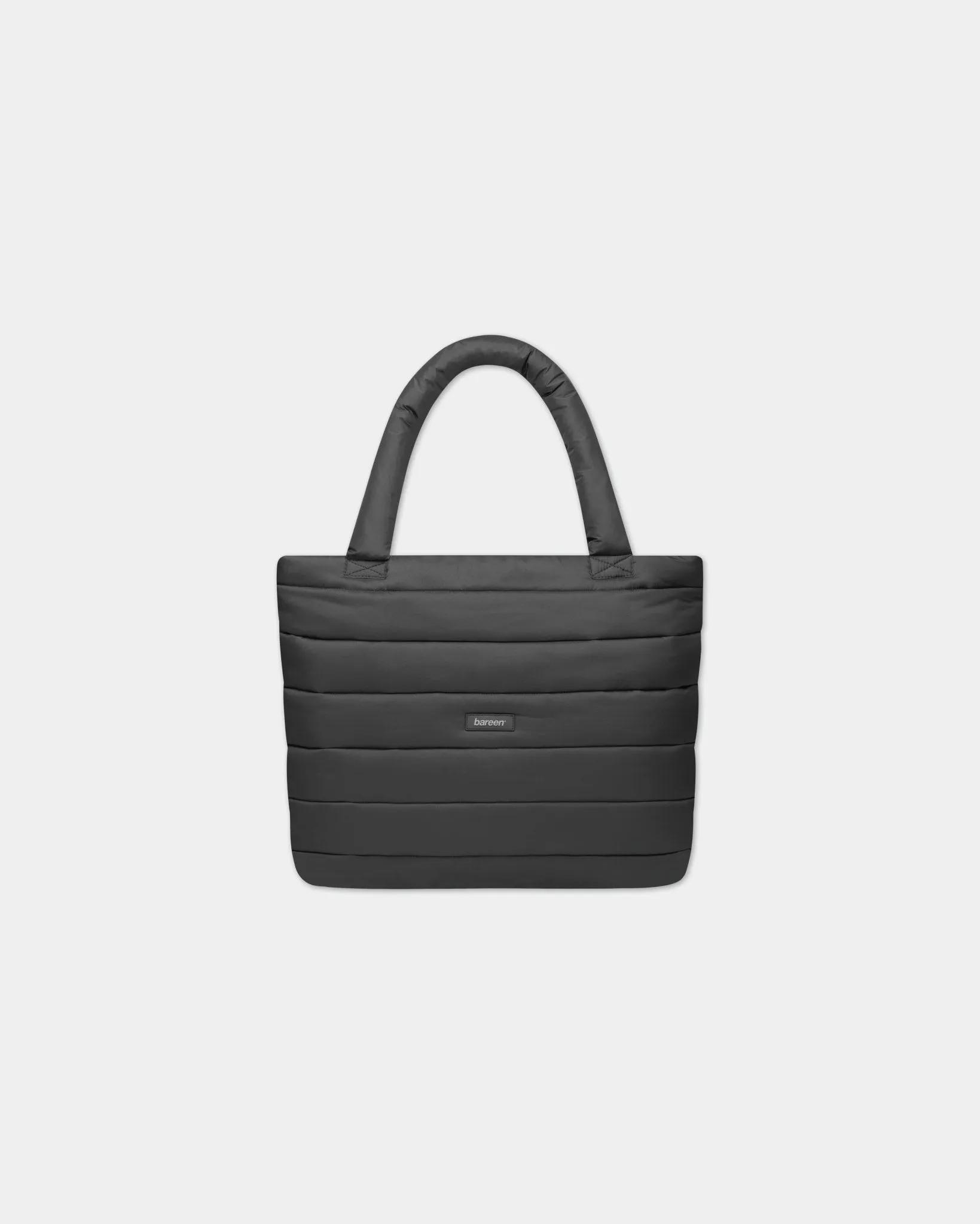 Padded Tote Bag Large (Black) - BLACK