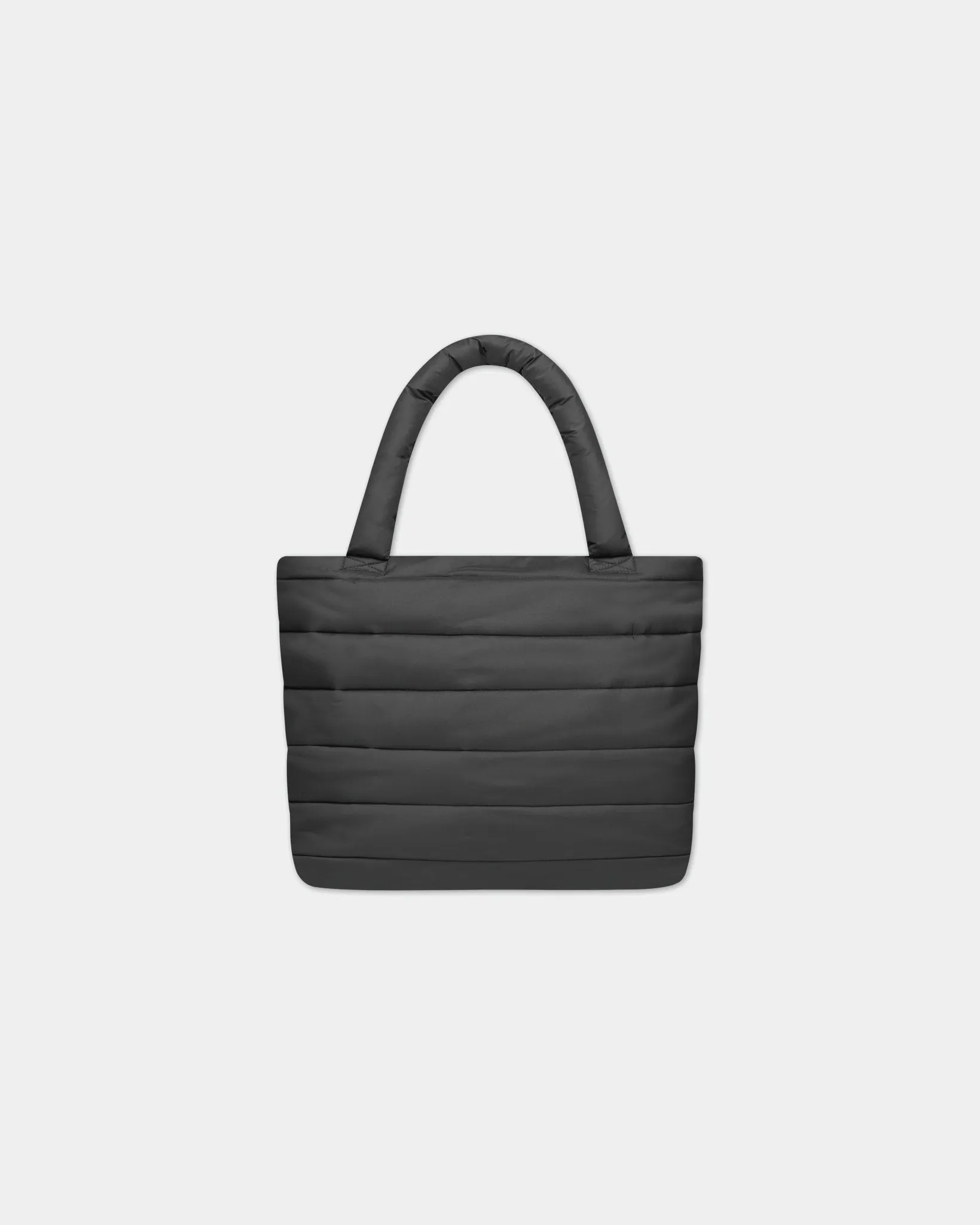 Padded Tote Bag Large (Black) - BLACK