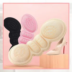 Pain-relieving heel pads for comfort and fit