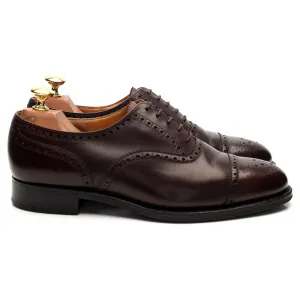 'Plymouth' Dark Brown Leather Oxford Brogues UK 6 F