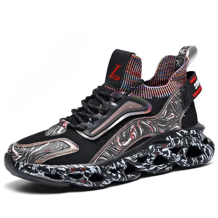 Reagan Swirl Prints Breathable Vulcanized UNISEX Sneakers