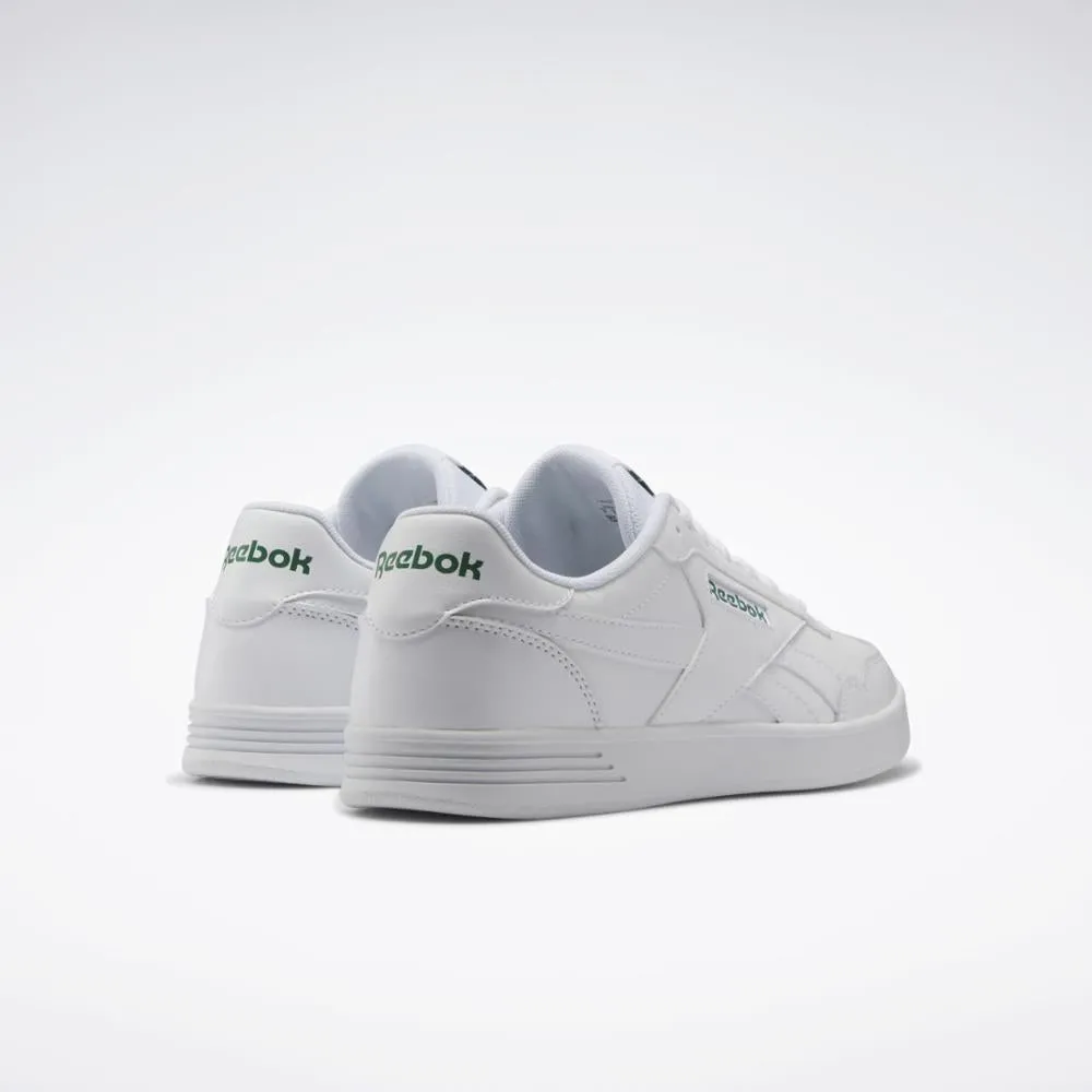 Reebok Footwear Men Reebok Court Advance Shoes FTWWHT/FTWWHT/CLOGRN