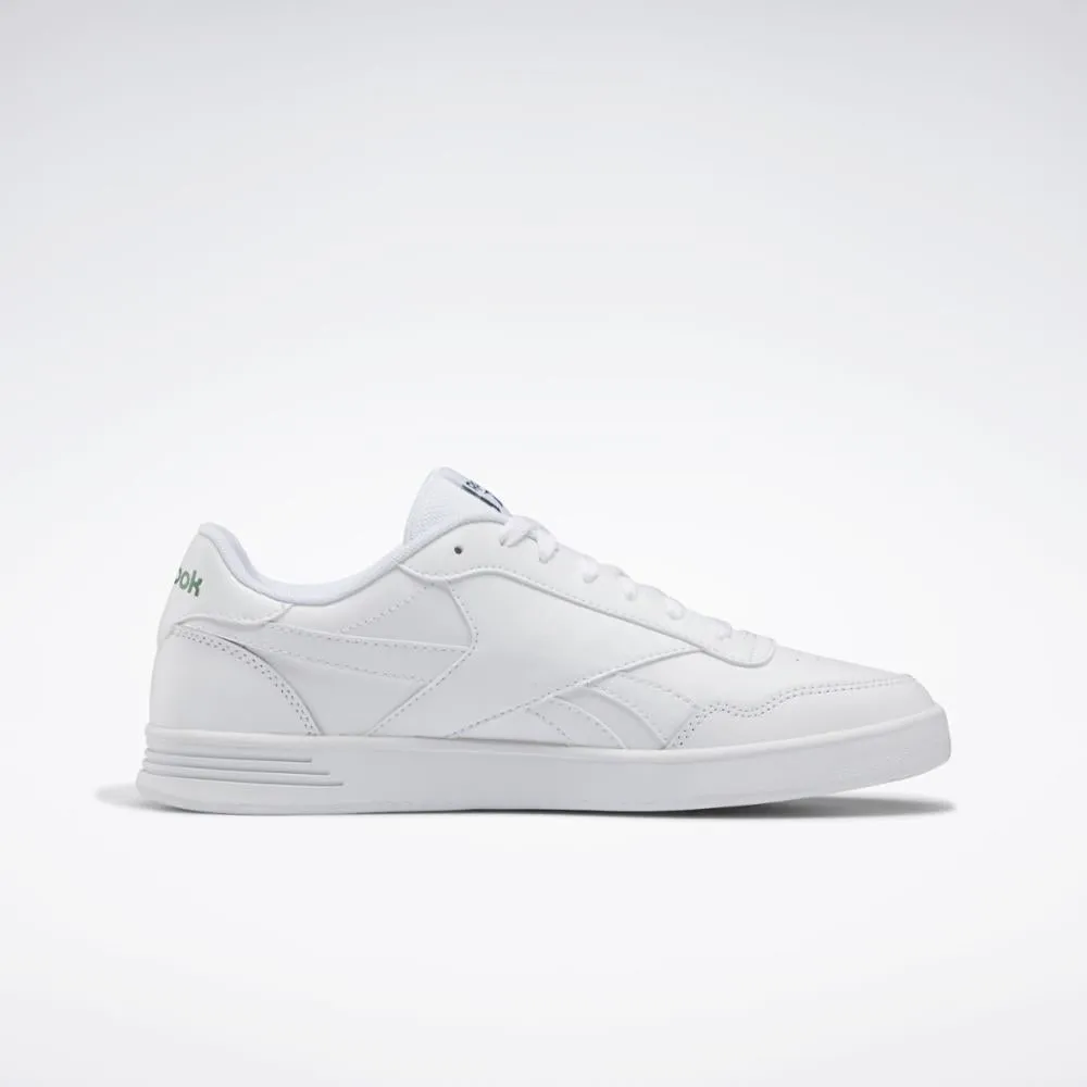 Reebok Footwear Men Reebok Court Advance Shoes FTWWHT/FTWWHT/CLOGRN