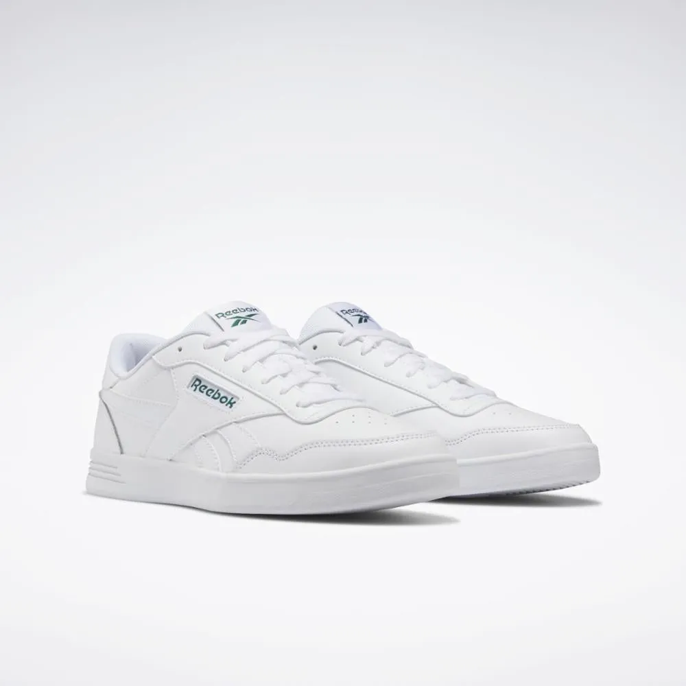 Reebok Footwear Men Reebok Court Advance Shoes FTWWHT/FTWWHT/CLOGRN