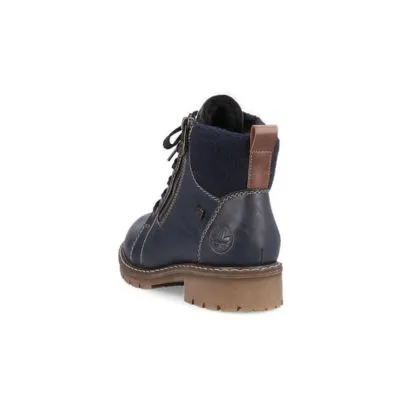 Rieker Y9105-14 Blue Women's Ankle Boots