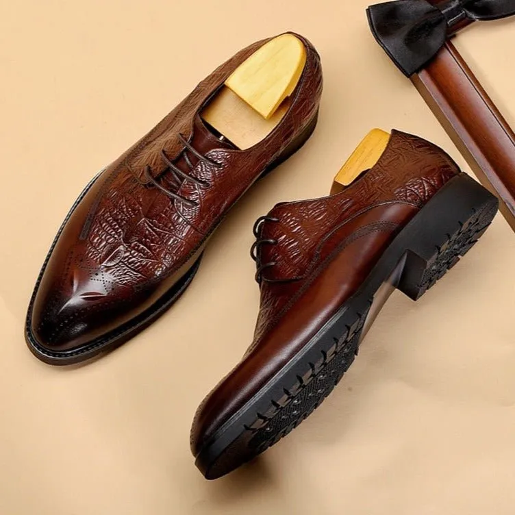 Royvane Business Brogues