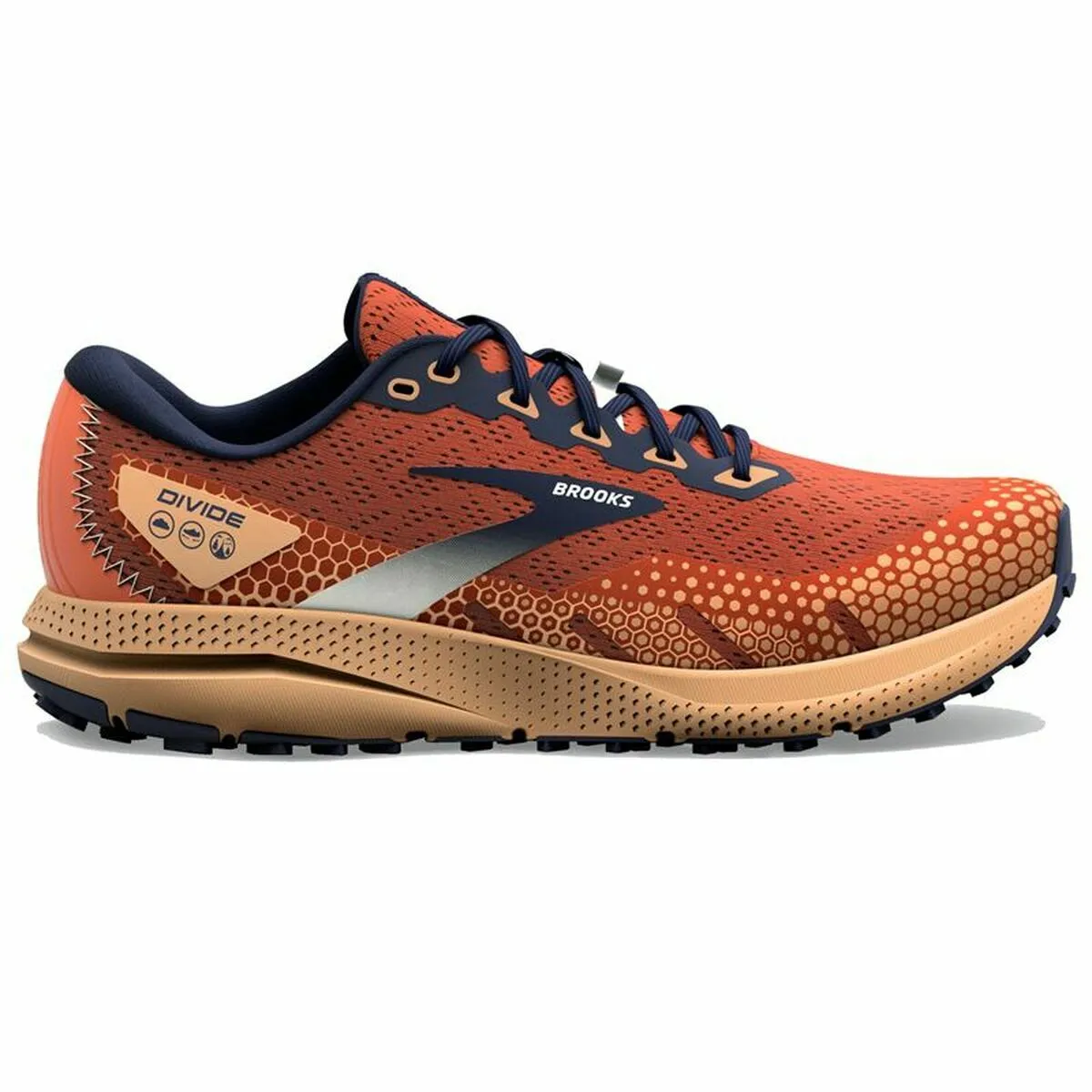 Running Shoes for Adults Brooks Divide 3 Orange Men