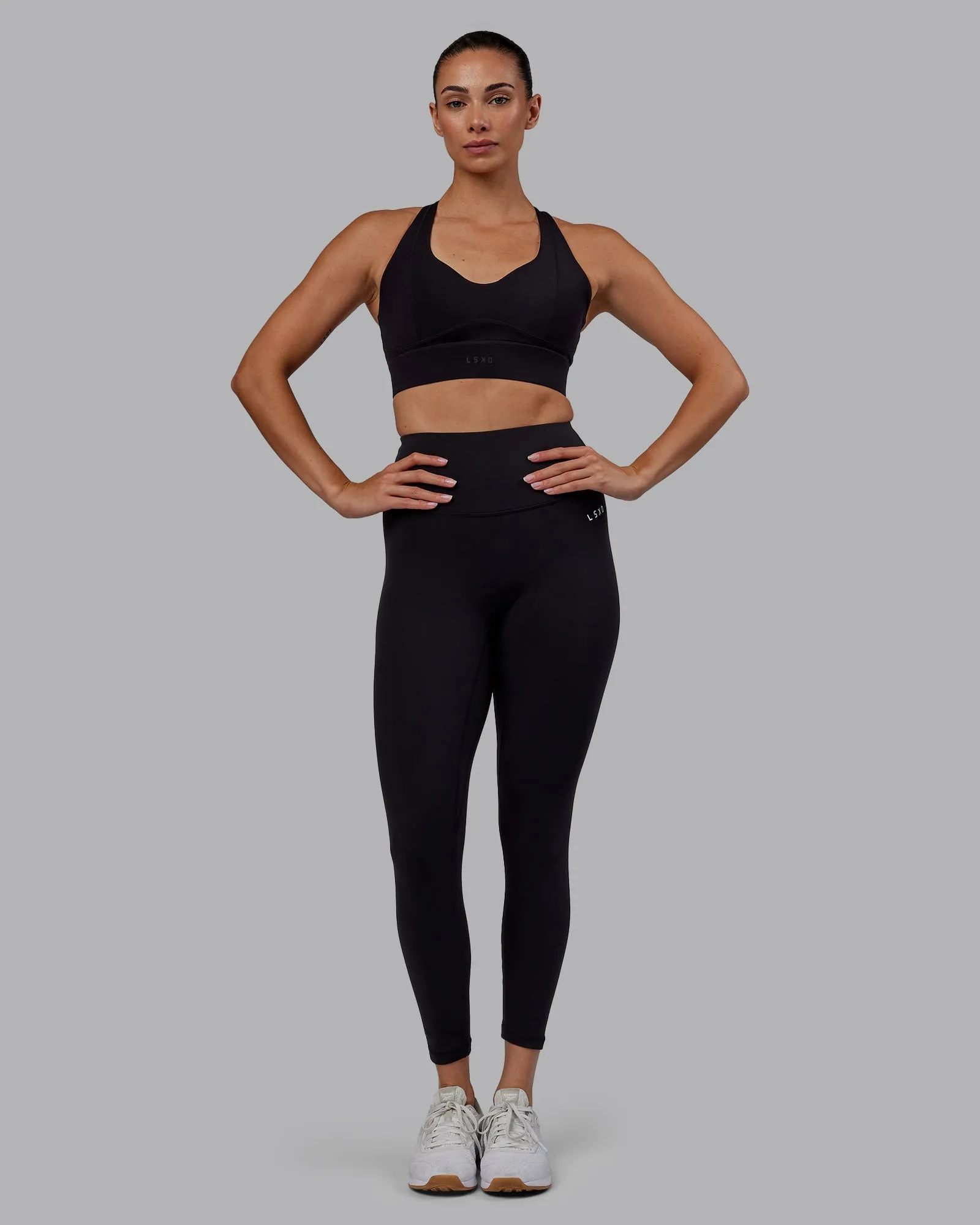 RXD High Waist 7/8 Length Leggings - Black