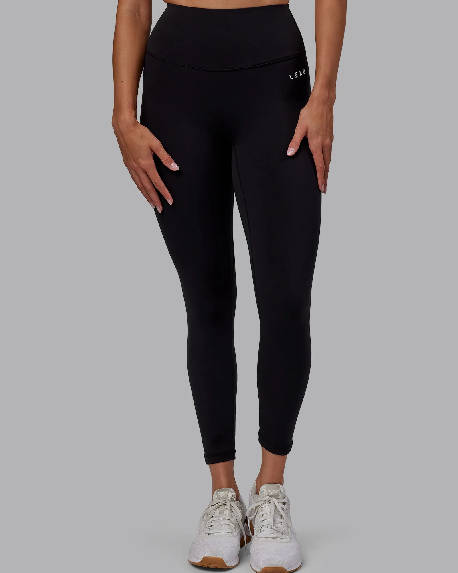 RXD High Waist 7/8 Length Leggings - Black