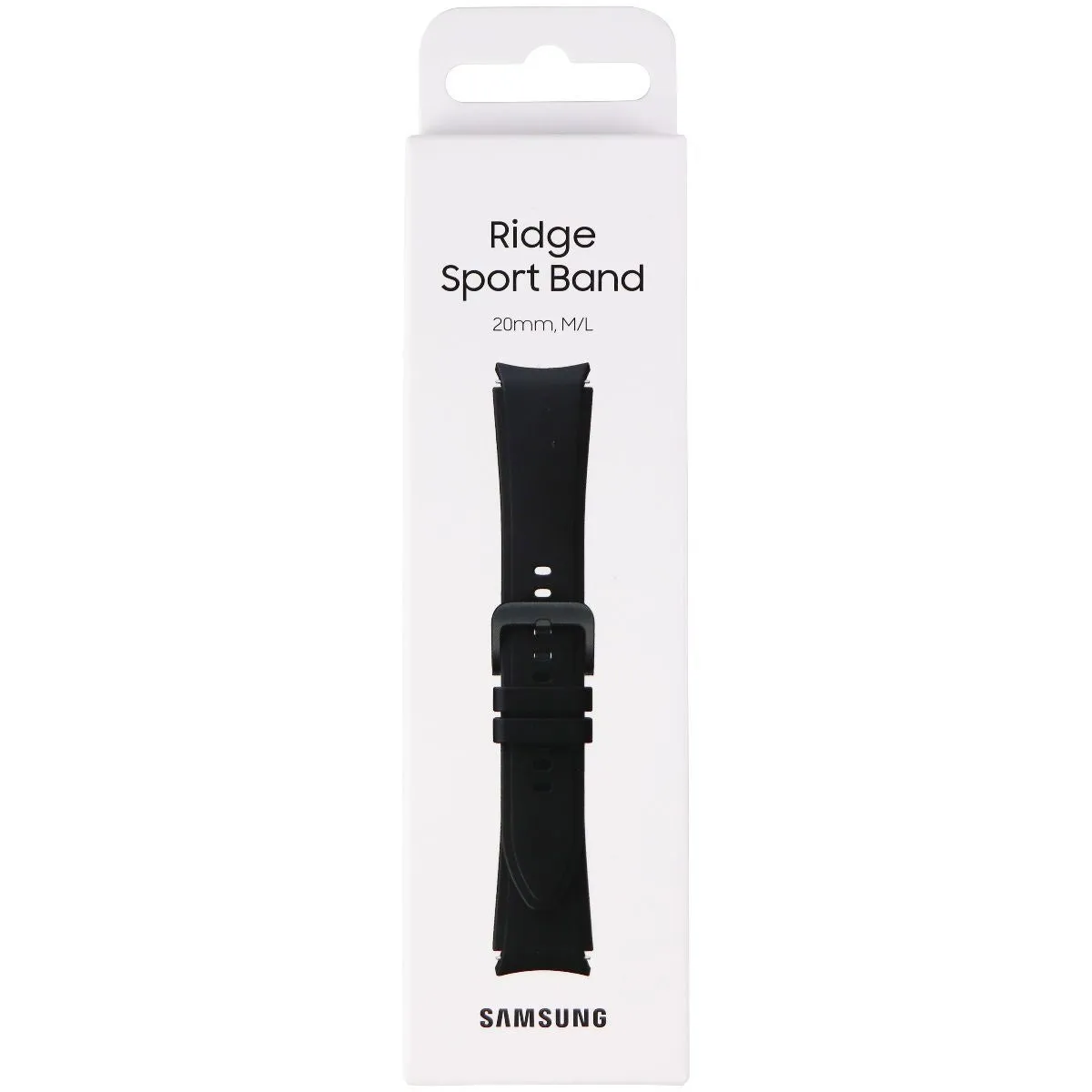 Samsung Ridge Sport Band for Galaxy Watch4 & Classic (20mm) Medium/Large - Black