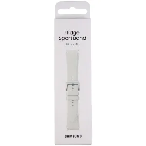 Samsung Ridge Sport Band for Galaxy Watch4 & Classic (20mm) Medium/Large - White