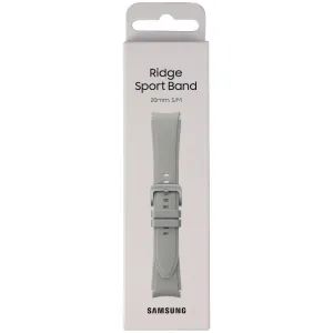 Samsung Ridge Sport Band for Galaxy Watch4 & Classic (20mm) S/M - Silver