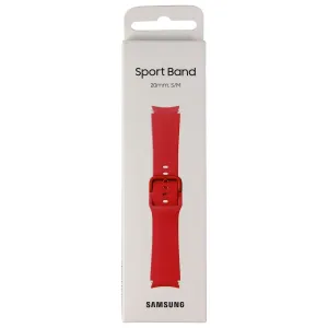 Samsung Sport Band for Galaxy Watch4 & Watch4 Classic - Red (20mm) Small/Medium