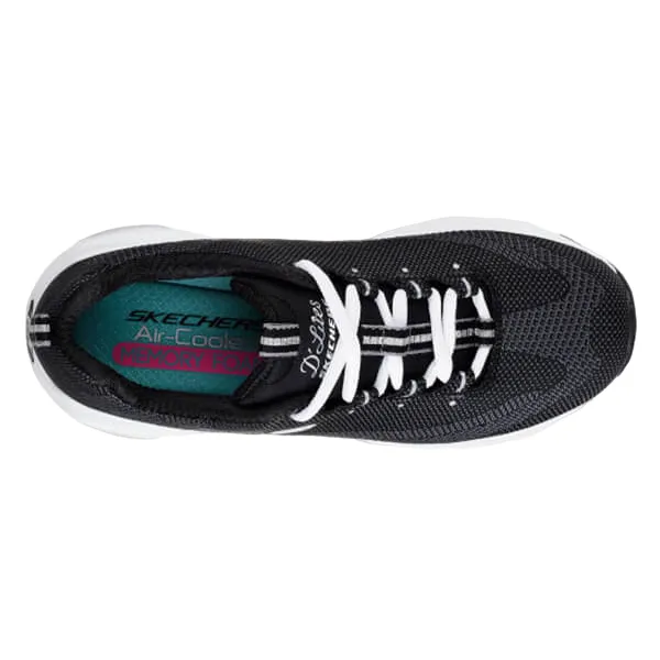 Skechers scarpa sneakers da donna  D'Lites Ultra 12283/BLK nero