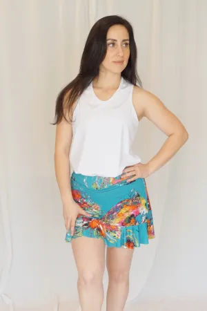 Splash Ruffle Skort