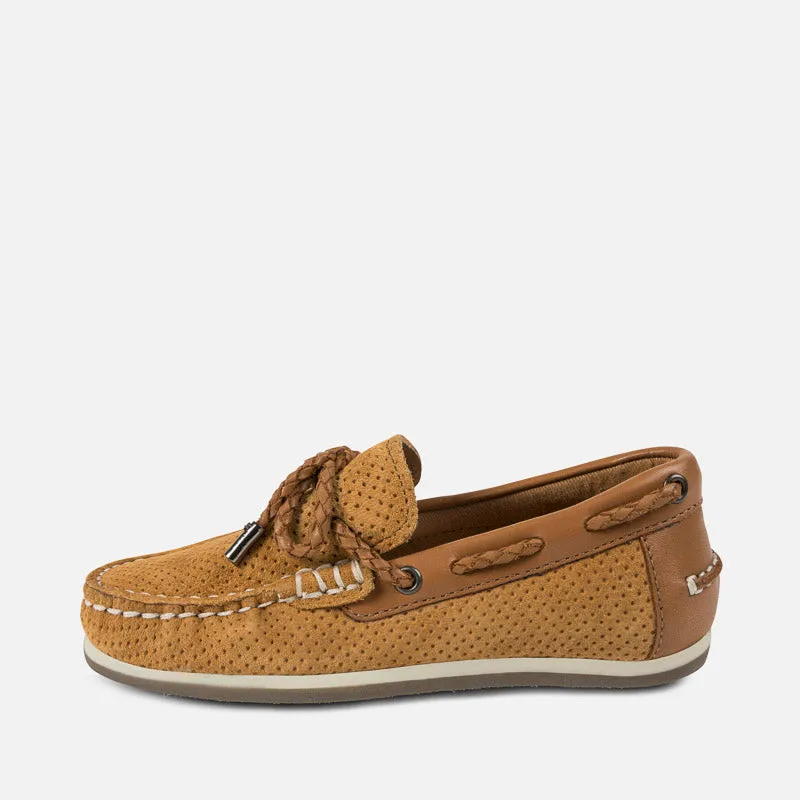 SS18 Mayoral Brown Perforated moccasins 43903