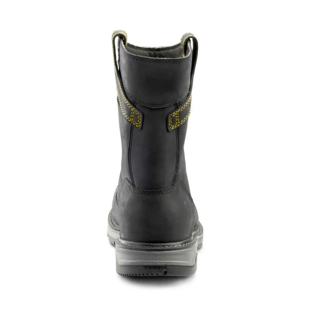 Terra Patton Waterproof Unisex 8" Alloy Toe CSA Pull-on Work Boot TR0A4TCBBLK