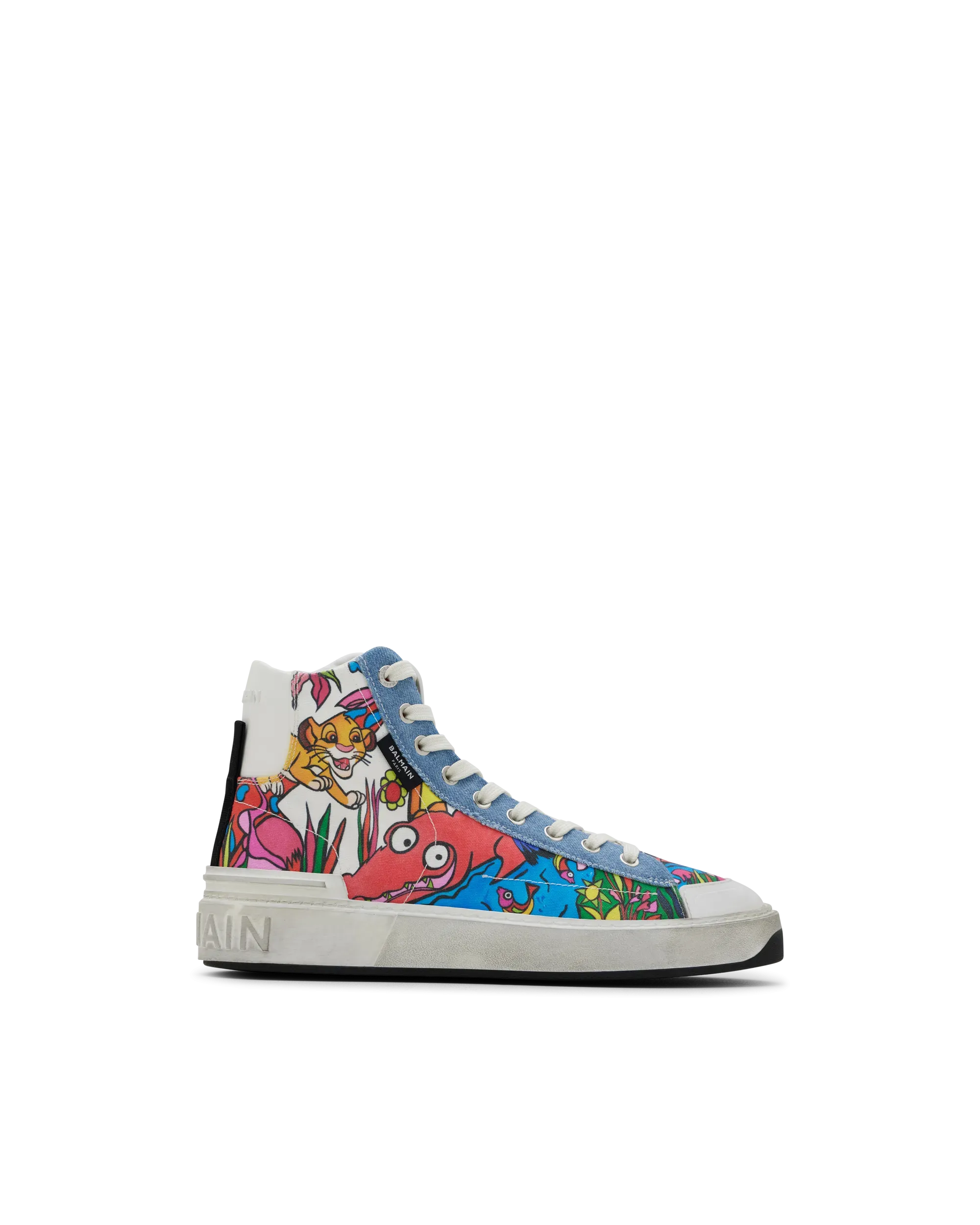 The Lion King B-Court Enfant Précoce Printed High Top Trainers