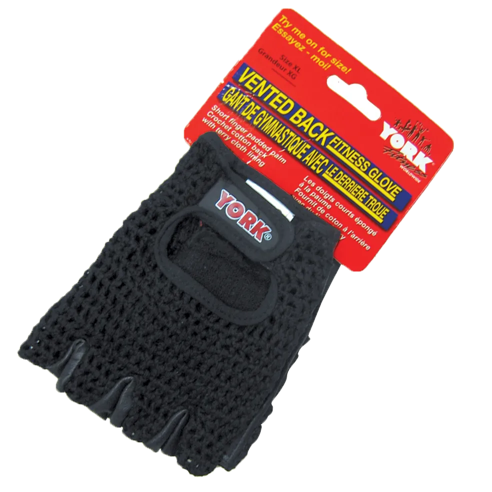 Vented Back Fitness Glove - York