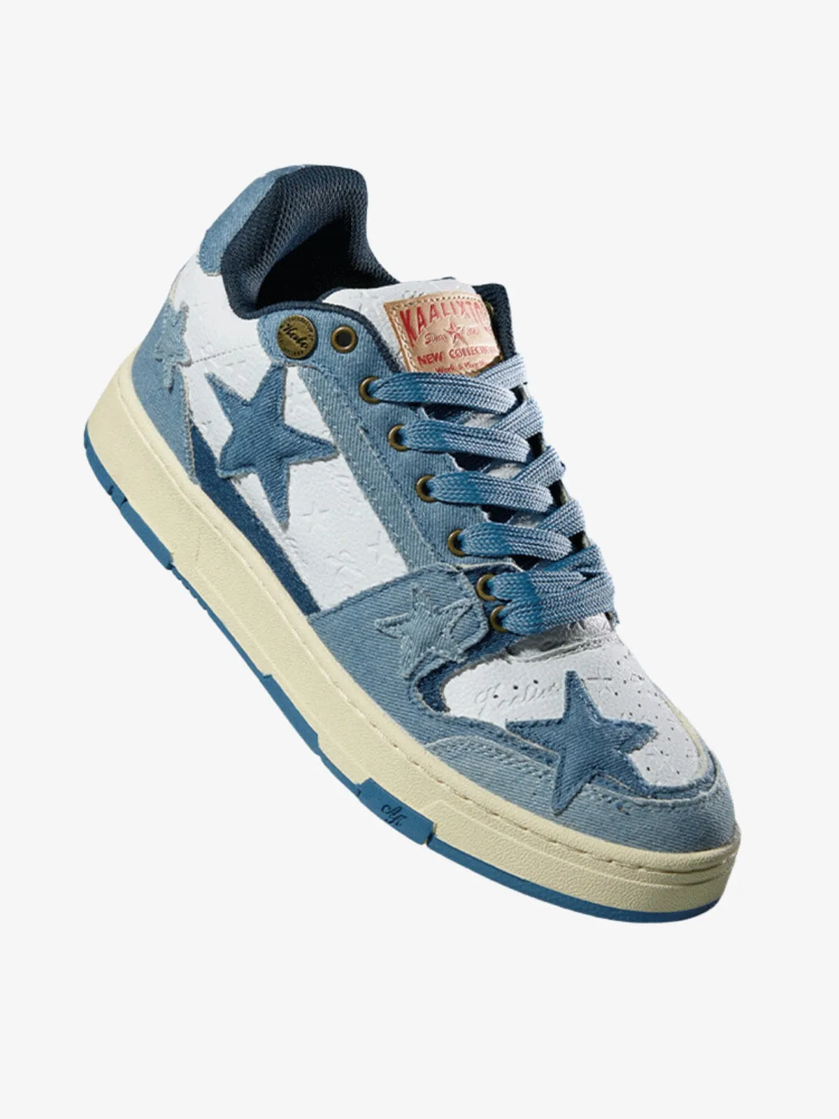 WLS StarryGlide  Stars Casual All-Match Denim Skate Shoes