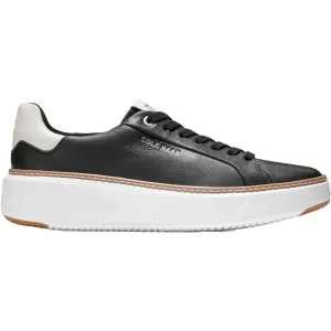 Women's Cole Haan GrandPro Topspin Sneaker Black/Optic White Leather