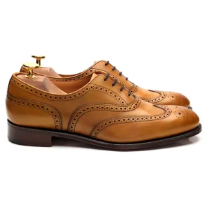 Women's 'Maisie' Tan Brown Leather Oxford Brogue UK 5 F