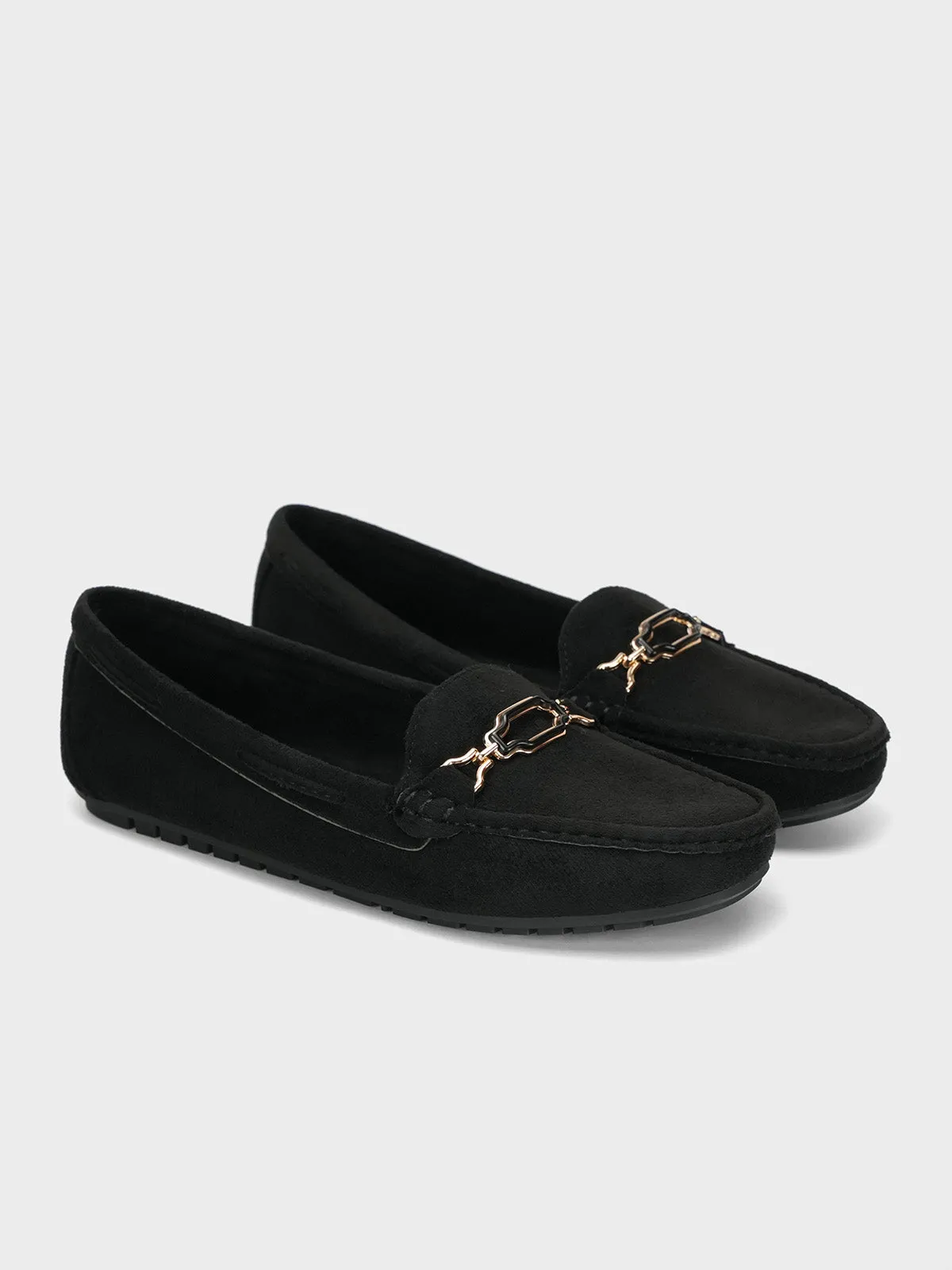 Womens "VIRAZ" Buckled Casual Moccasins