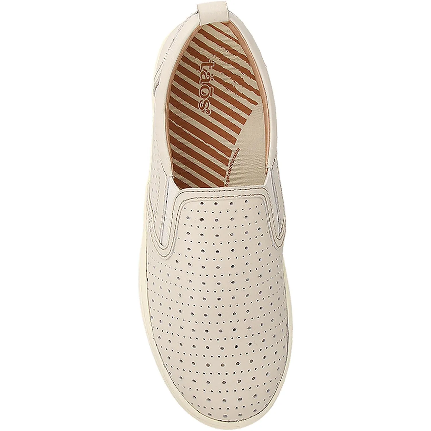 Women's Taos Court Off White Leather