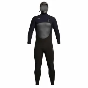 Xcel 5/4mm Infiniti Hooded Chest Zip Wetsuit Black