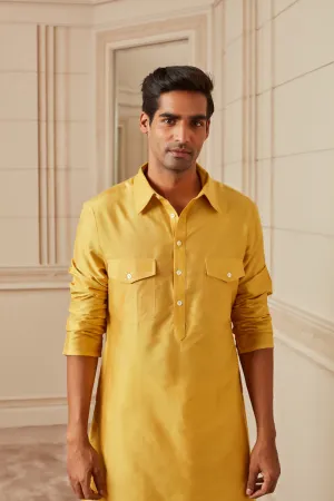 Yellow Basic Kurta